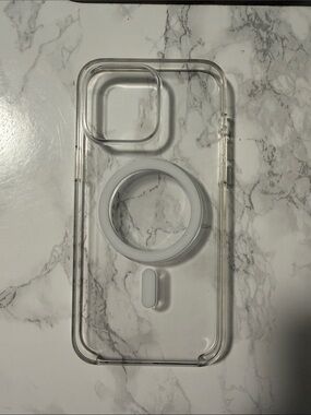 Apple Clear Magnetic Ring Phone Case - iPhone 14 Pro Max